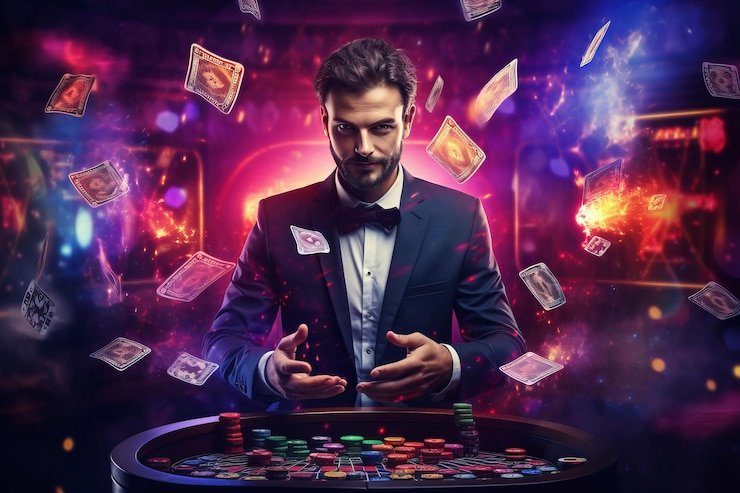 Antarmuka permainan Red Tiger di platinum toto dengan pilihan slot dan dealer langsung